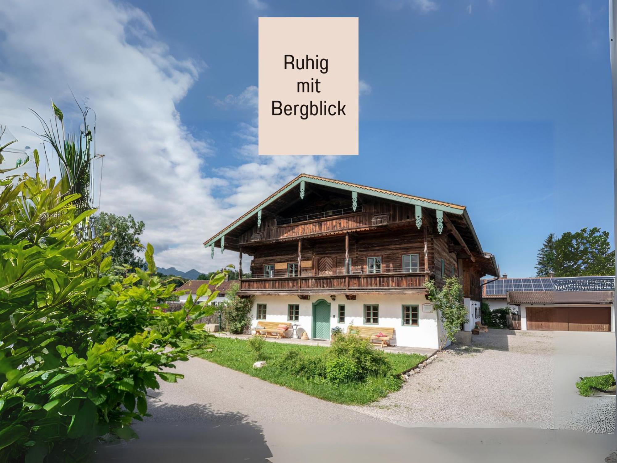 Apartamento Historischer Albererhof Übersee Exterior foto