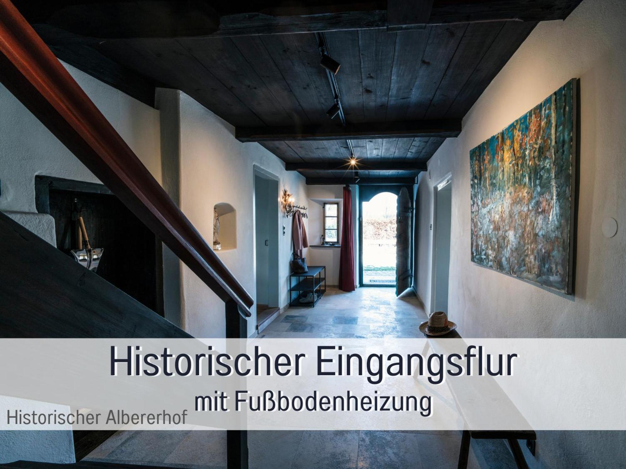 Apartamento Historischer Albererhof Übersee Exterior foto